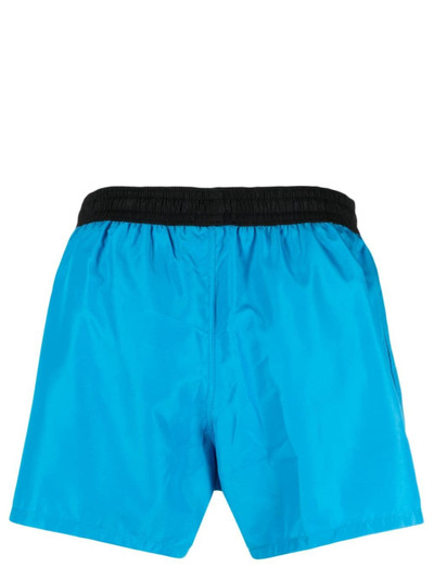 Balmain logo-print drawstring swim shorts outlook