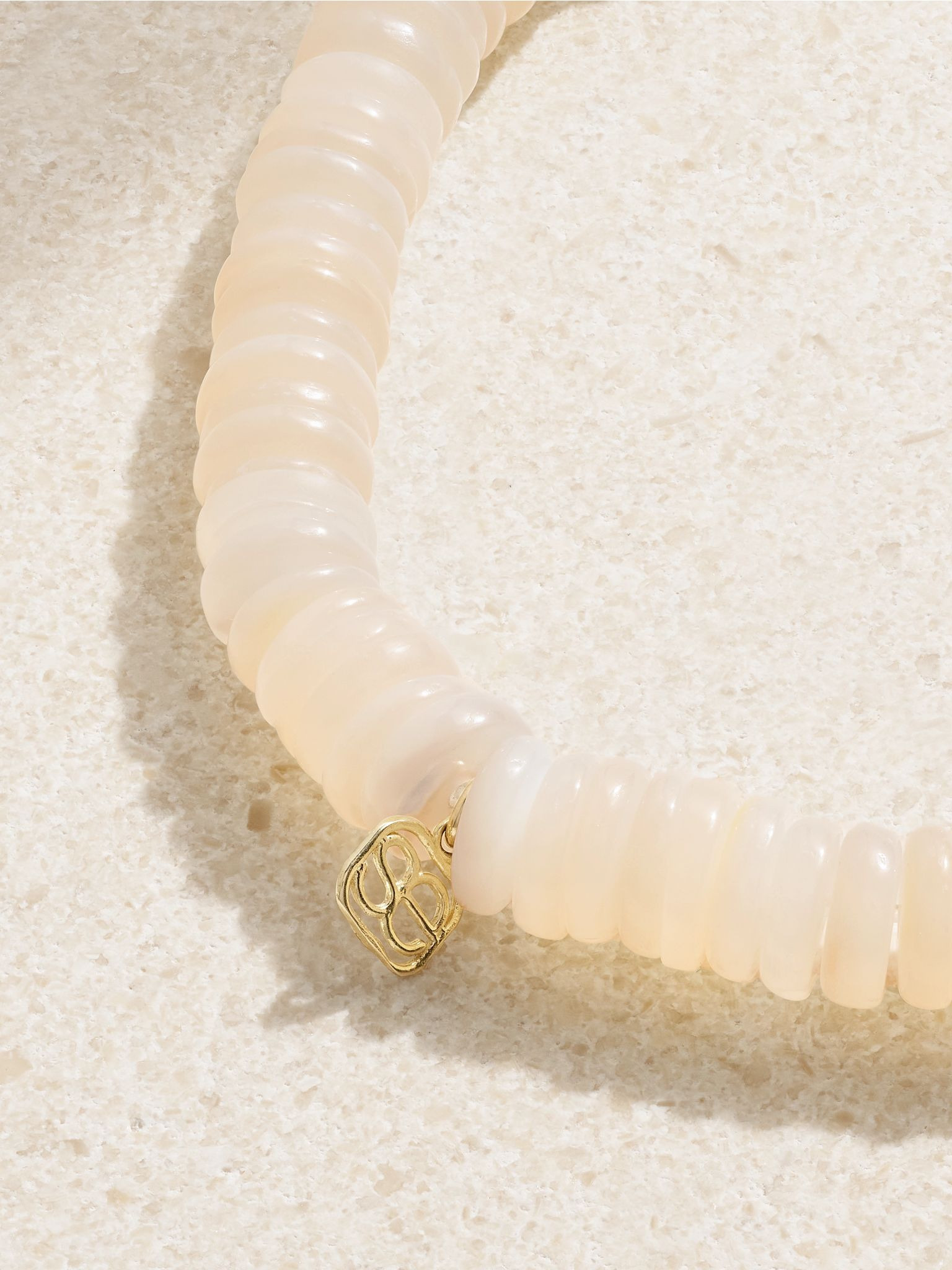 Stingray 14-karat gold, diamond and mother-of-pearl bracelet Gold - 3