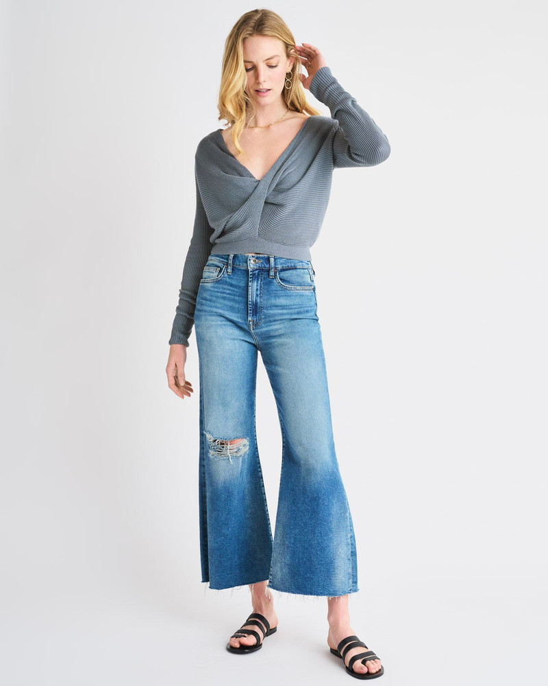 Splendid Loopknit LYR Surplice Sweater outlook
