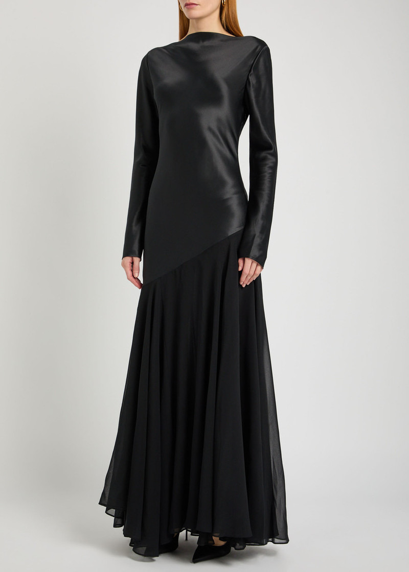 TOVE Tove Cordelia Asymmetric Silk Maxi Dress outlook