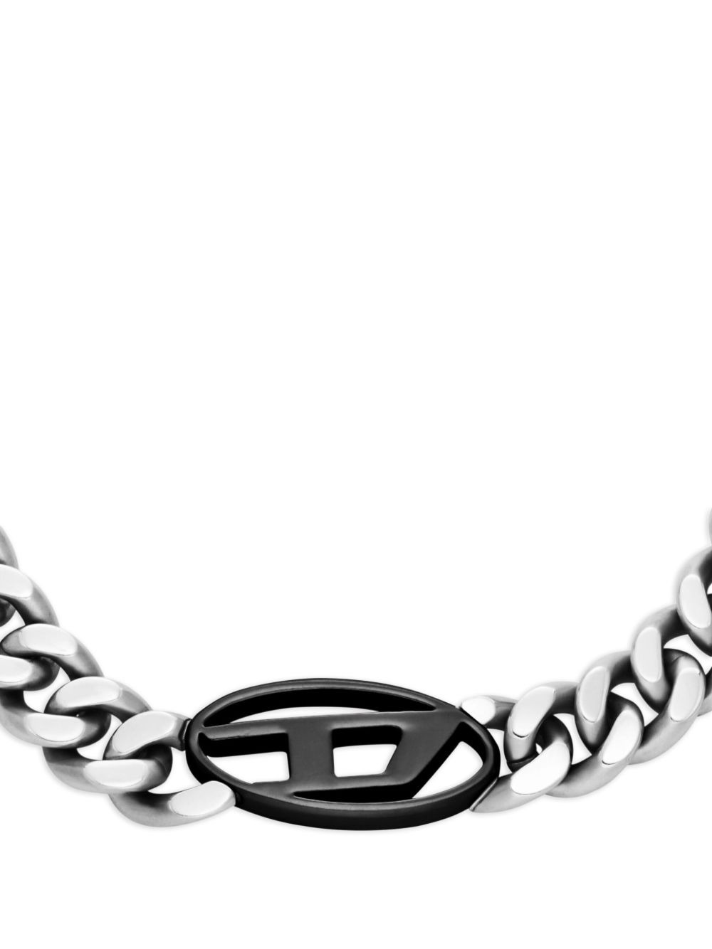curb-chain logo necklace - 3