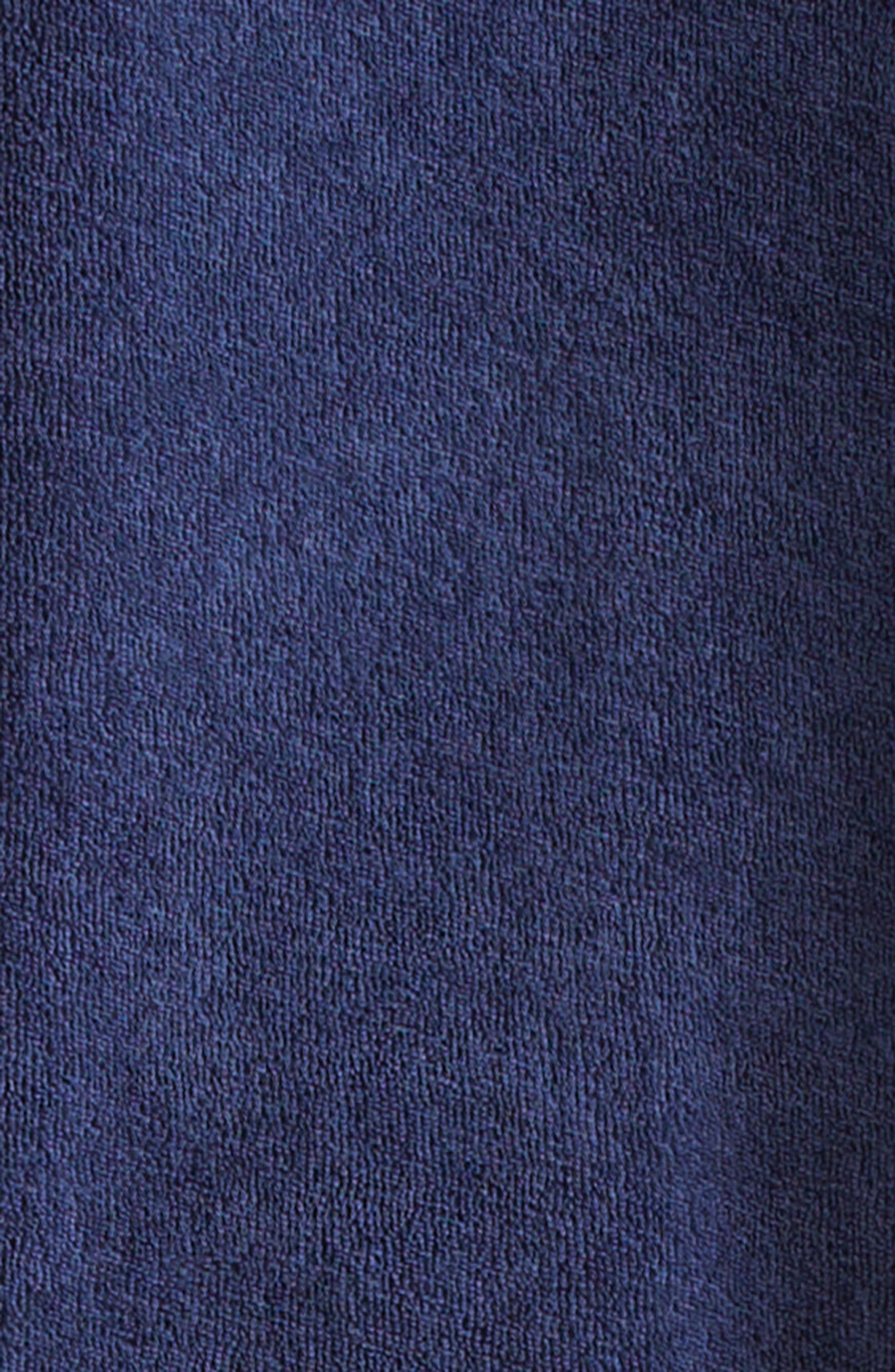 Sporty & Rich Eden Script Terry Polo in Dark Navy at Nordstrom - 7