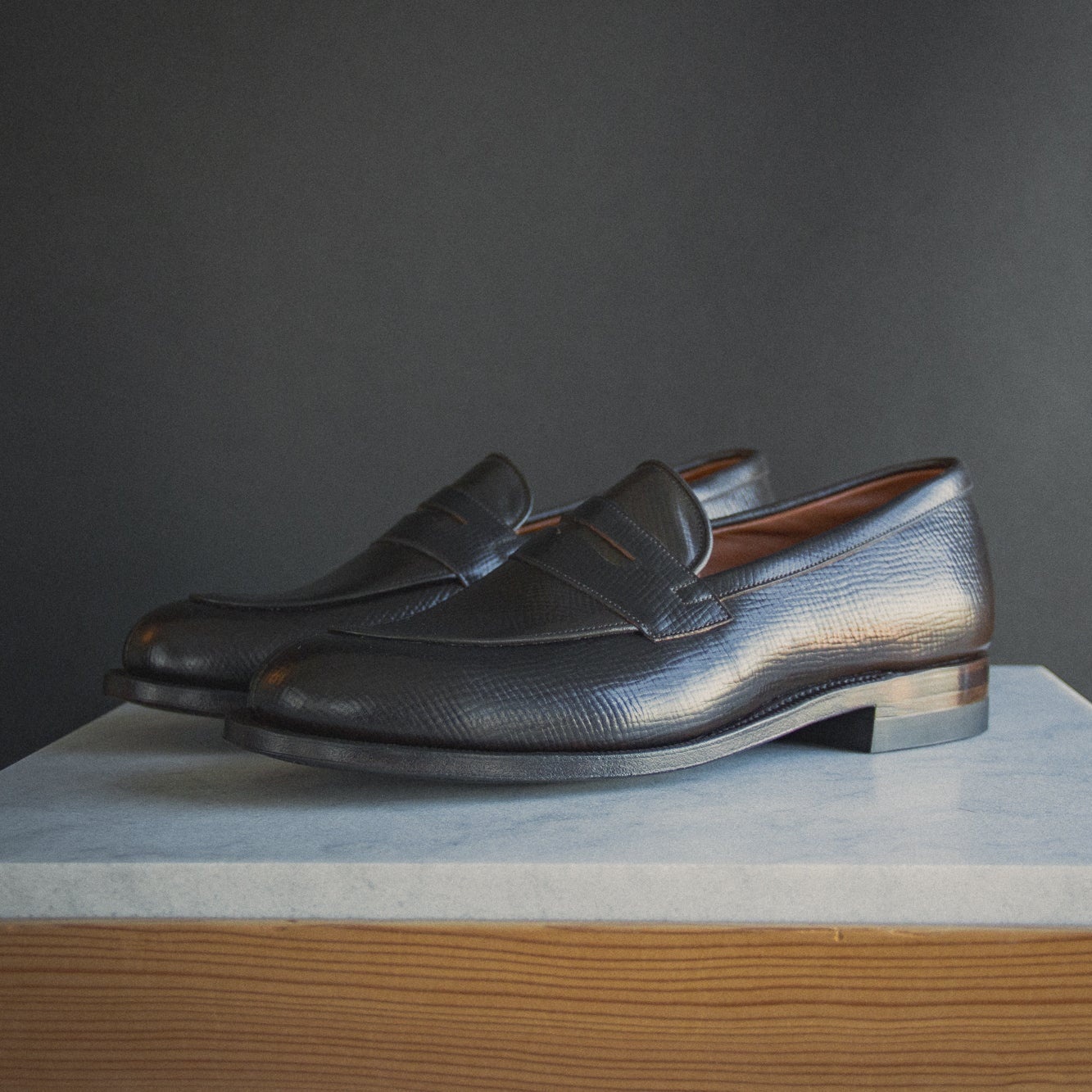 Bristol - Mahogany Hatchgrain Shell Cordovan® - 4