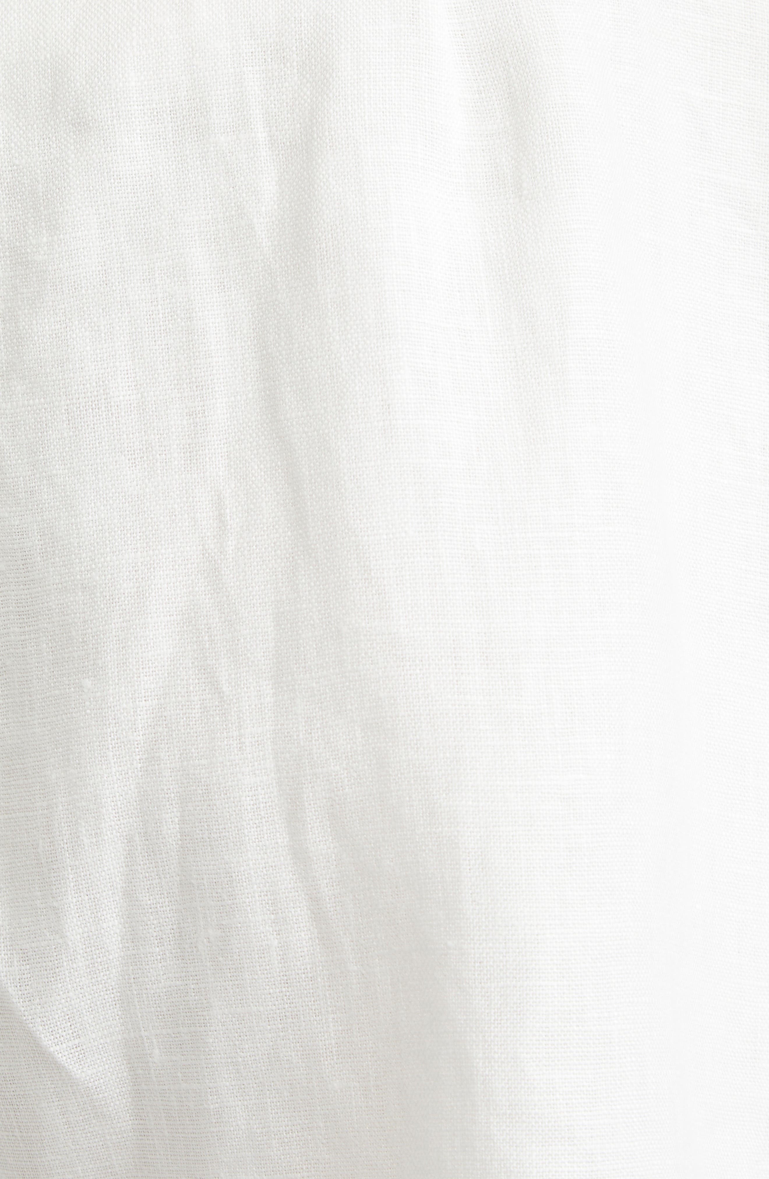 Zimmermann Acacia Belted Linen Tuck Shorts in Ivory at Nordstrom - 6
