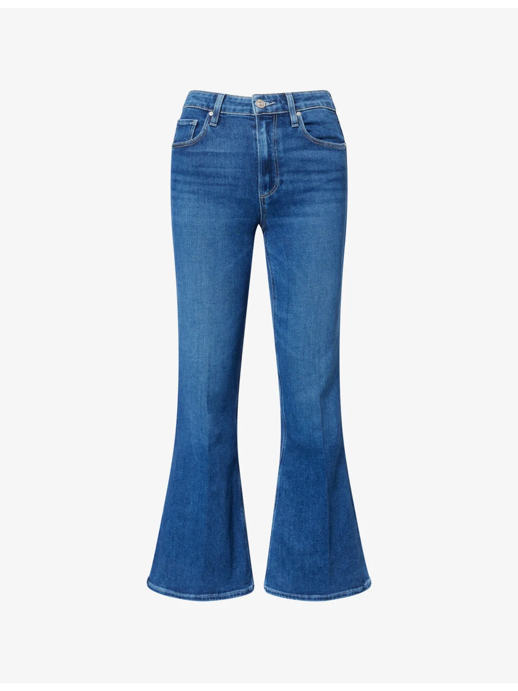 Marlow Skimmer Flared-Leg Stretch-Denim Jeans - 1