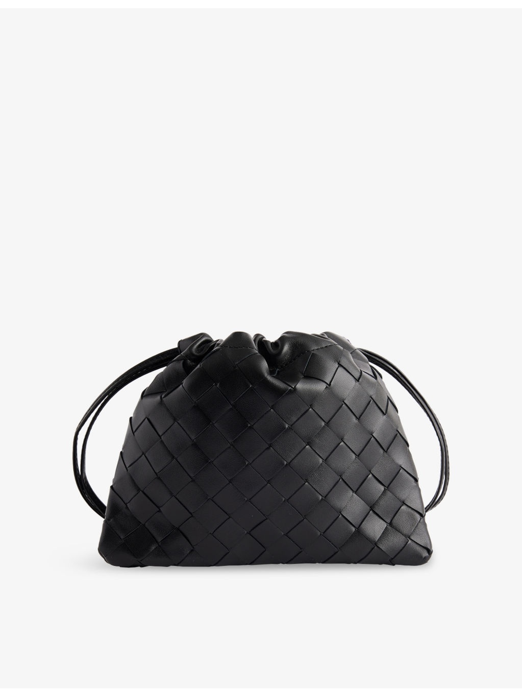 Mini Dustbag Leather Clutch Bag - 1