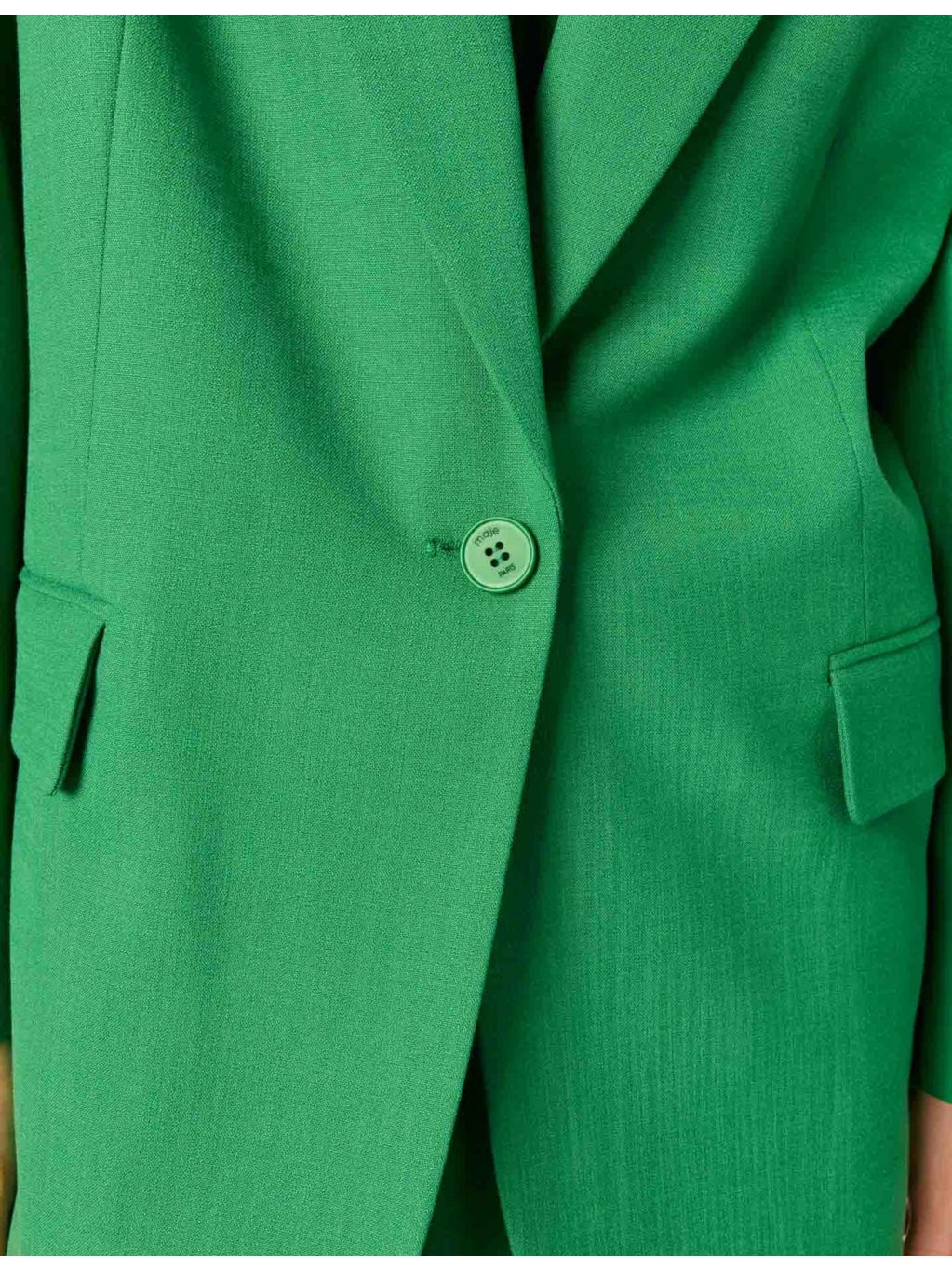 Single-Breasted Notch-Lapel Stretch-Woven Blazer - 7