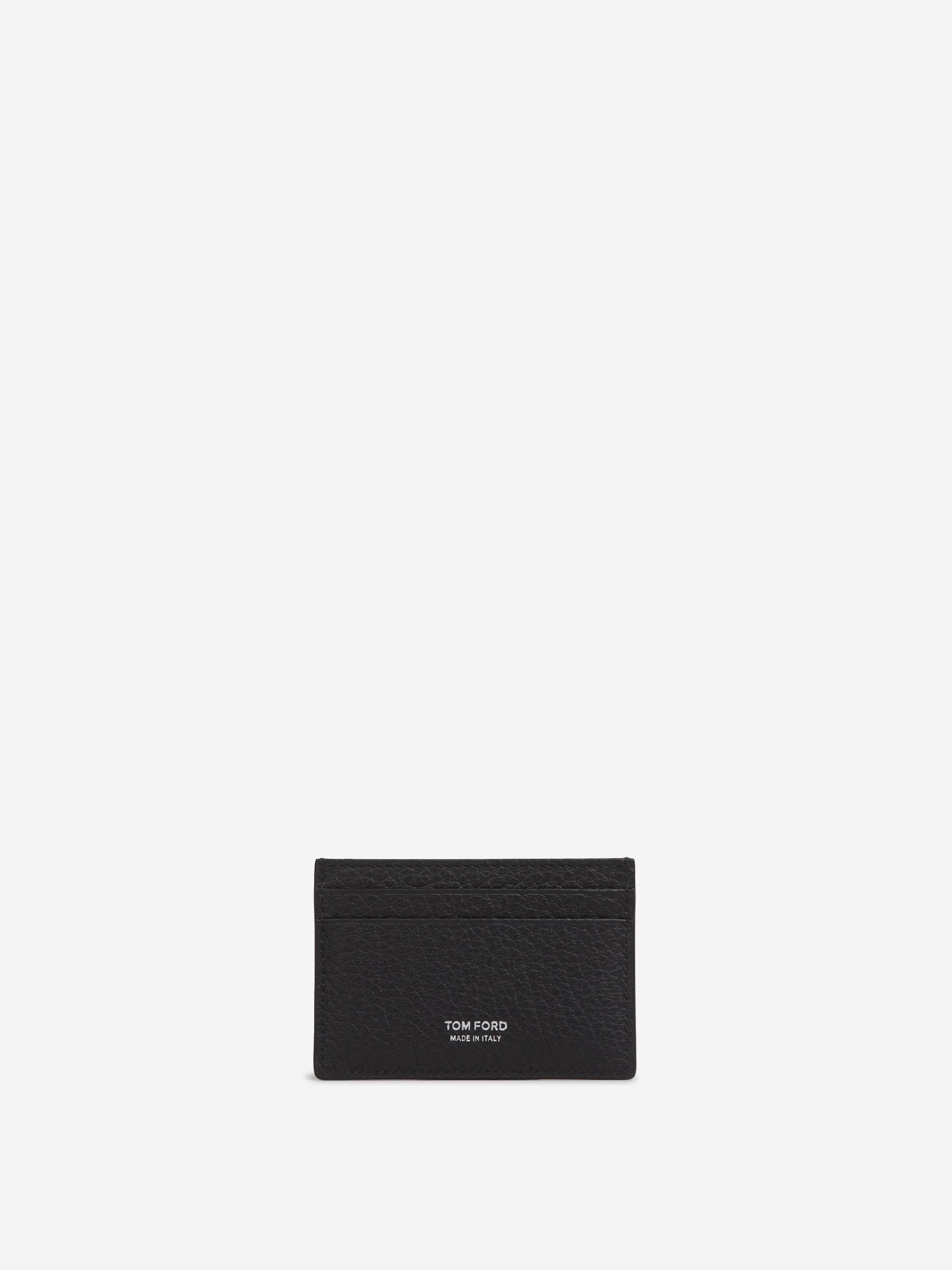 GRAINED LEATHER CARDHOLDER - 3