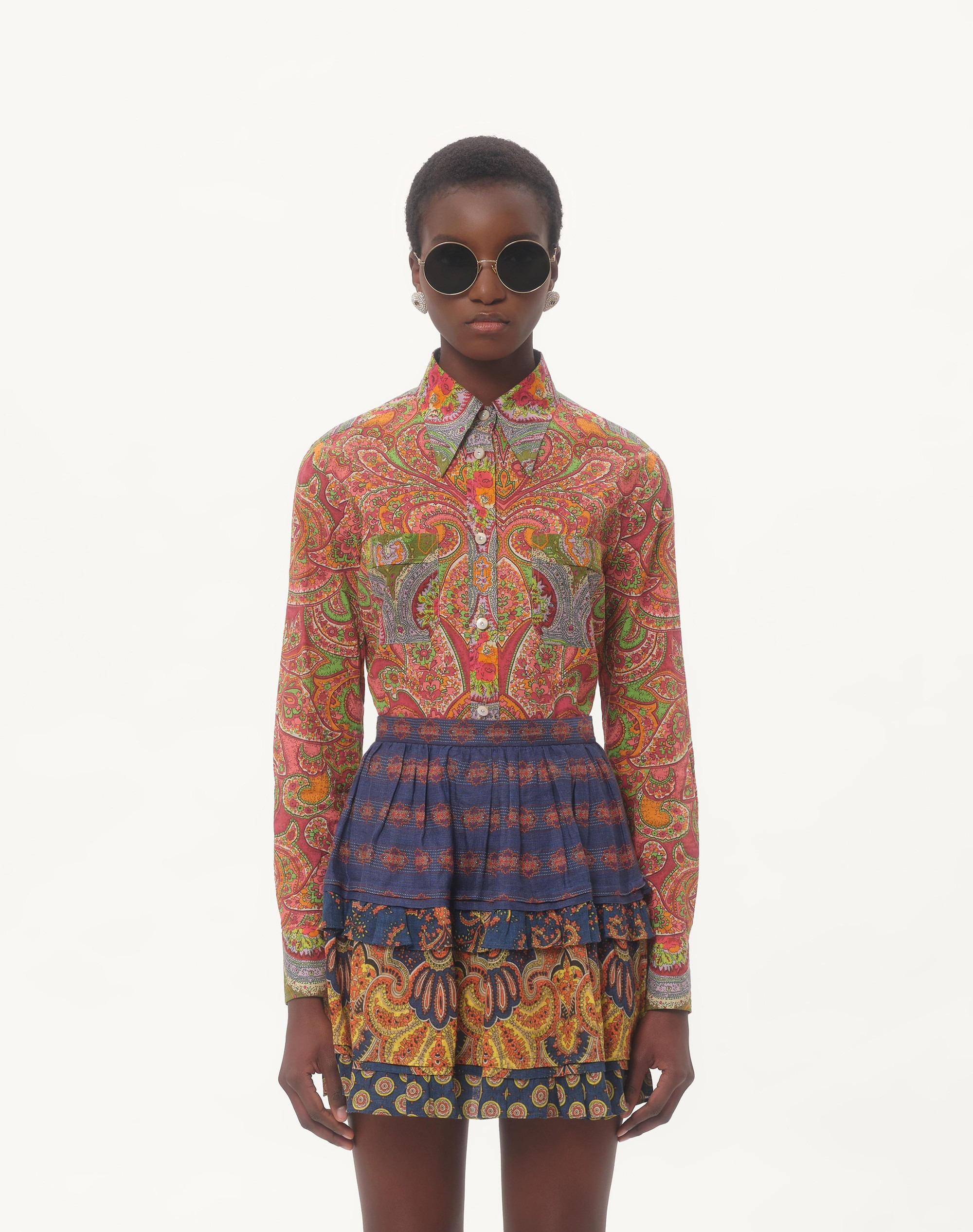 SHIRT IN MUSSOLA CACHEMIRE VOYAGE IMAGINAIRE - 6