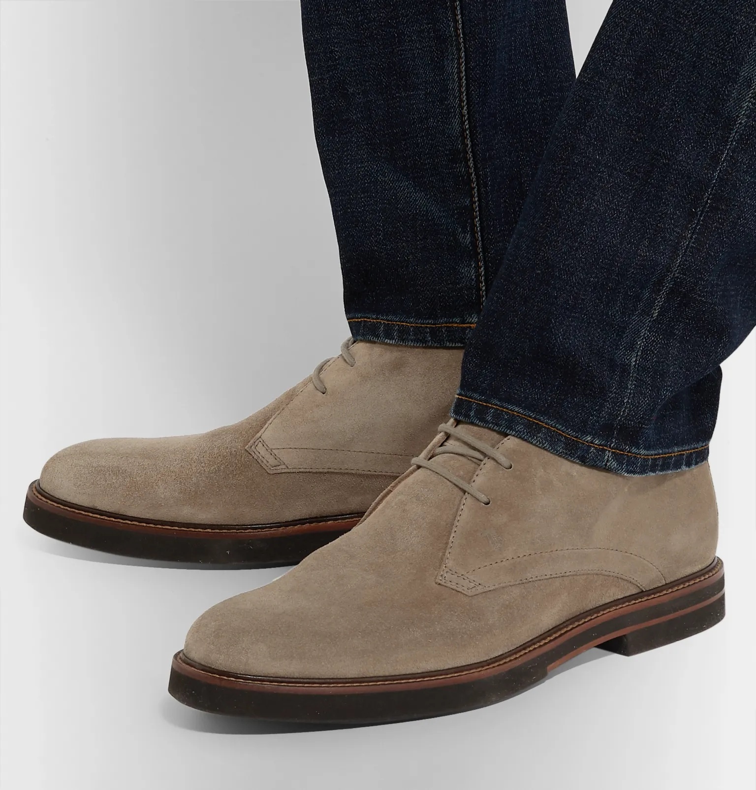 Suede Desert Boots - 5