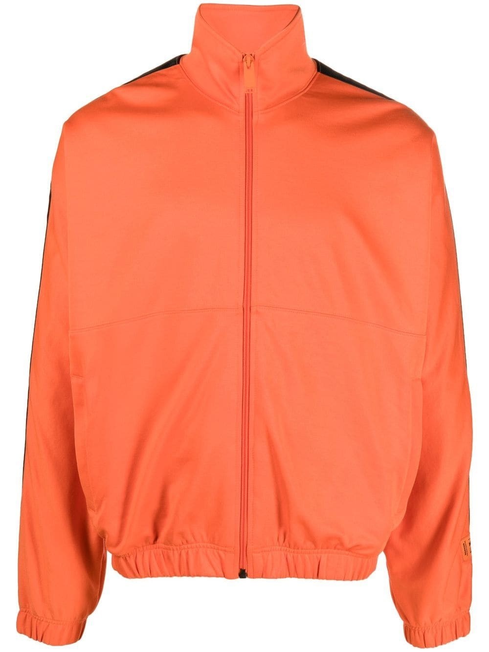 logo-tape zip-up track jacket - 1