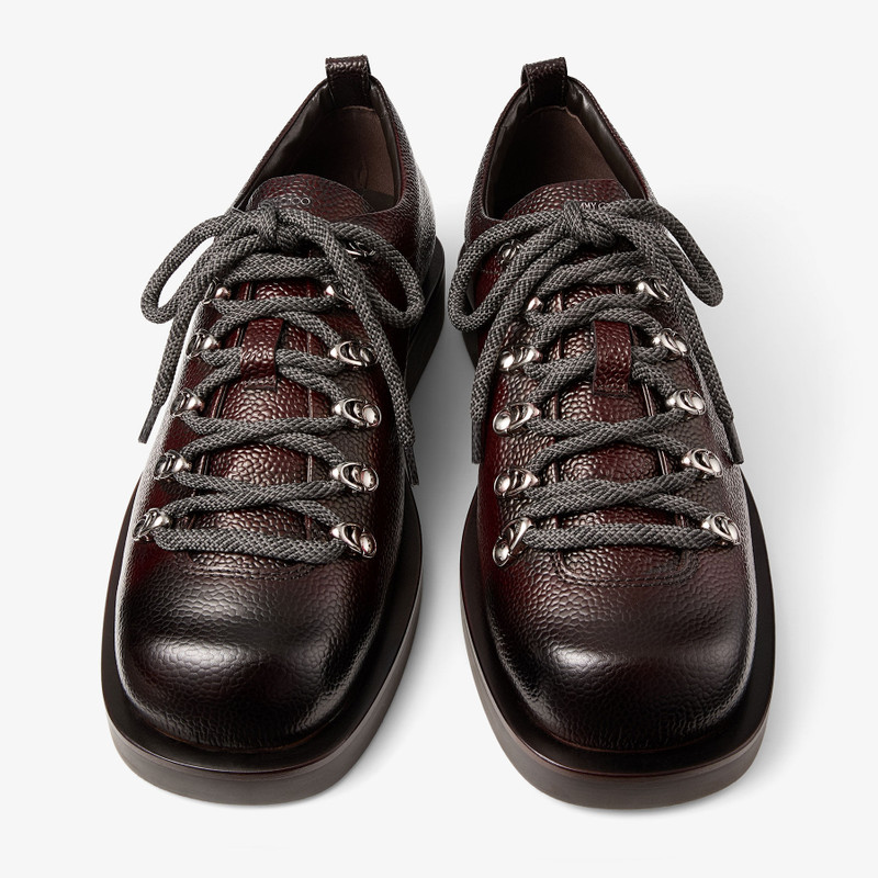 Reeves Lace Up Chocolate Scotch Grain Leather Lace Up Shoes 3