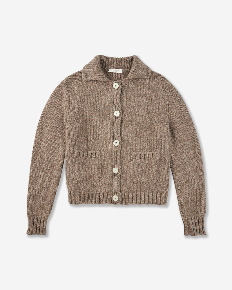 Chioto slim fit cardigan in wool and Alpaca 1