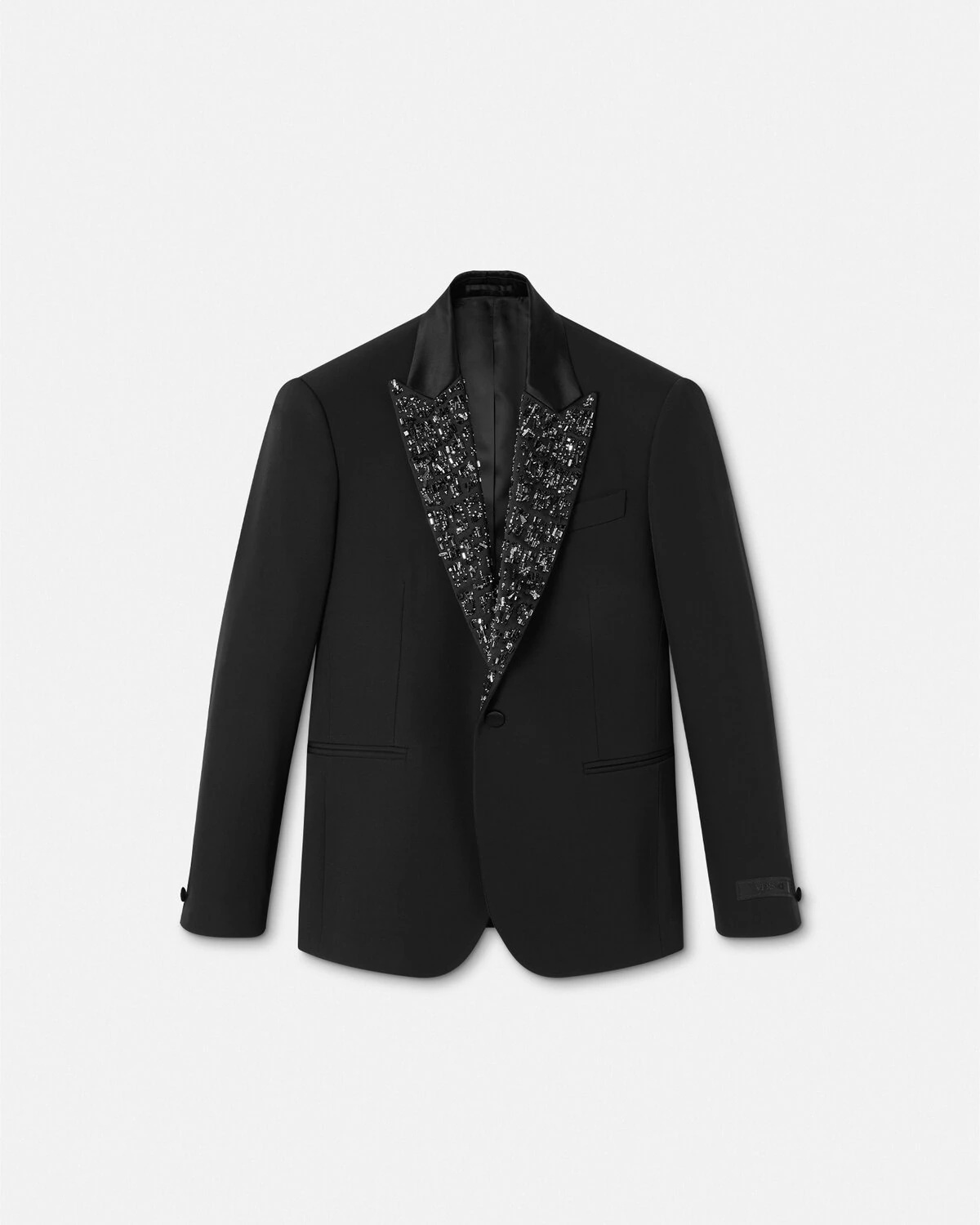 Crystal Single-Breasted Blazer - 1