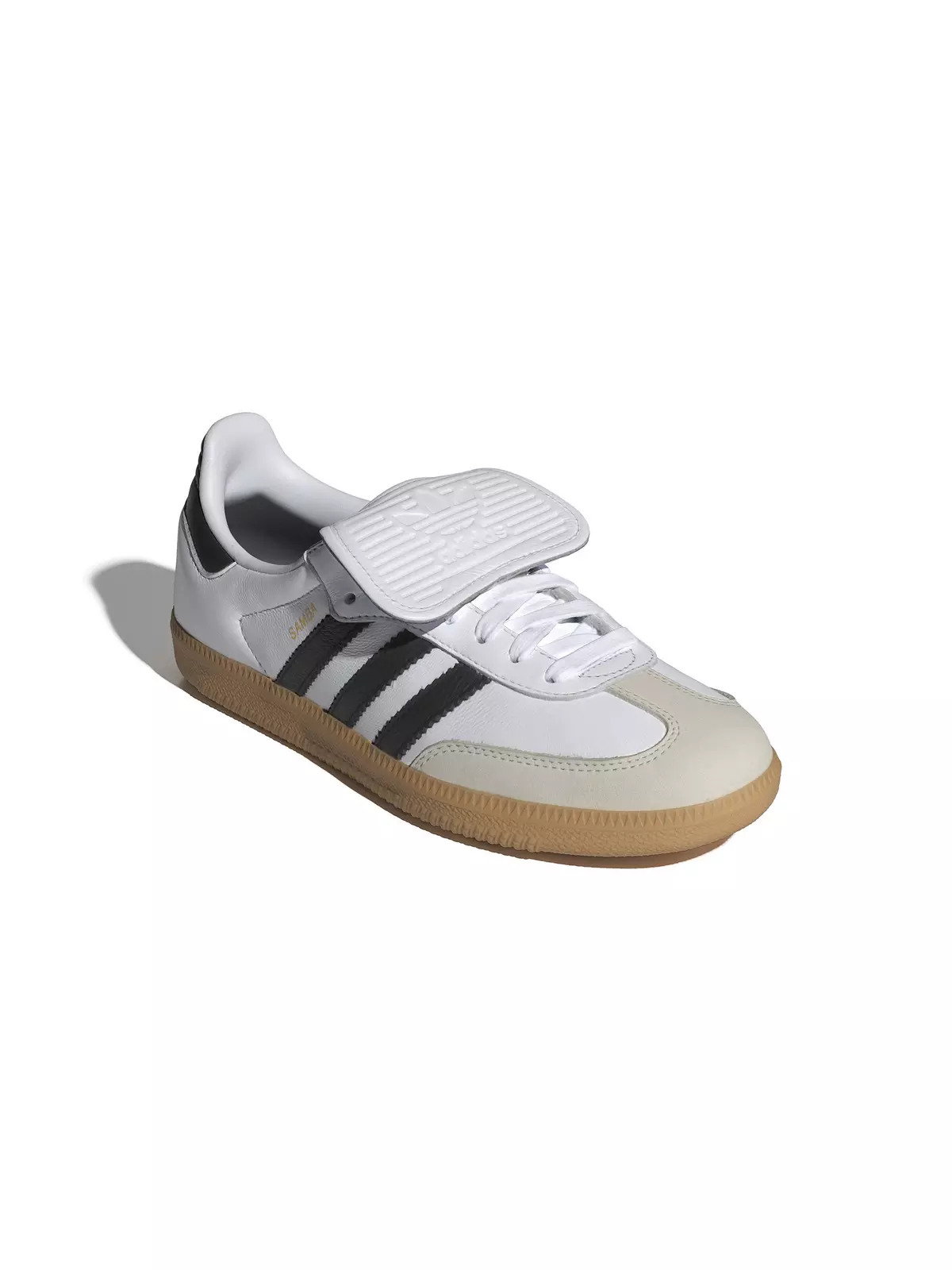 Originals Samba OG Long Tongue "Ftwr White/Core Black/Gold Metallic" Women's Shoe - 3