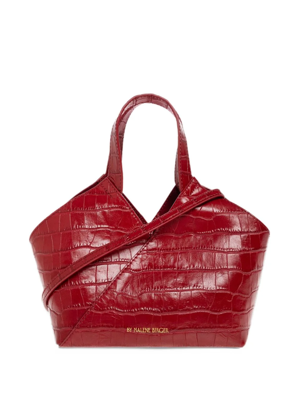 Lullie crocodile-effect tote bag - 1