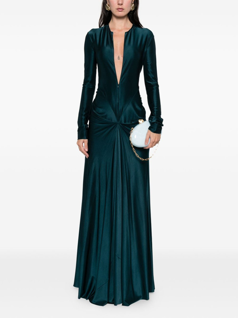 Victoria Beckham Cut-Out long-sleeve maxi dress outlook
