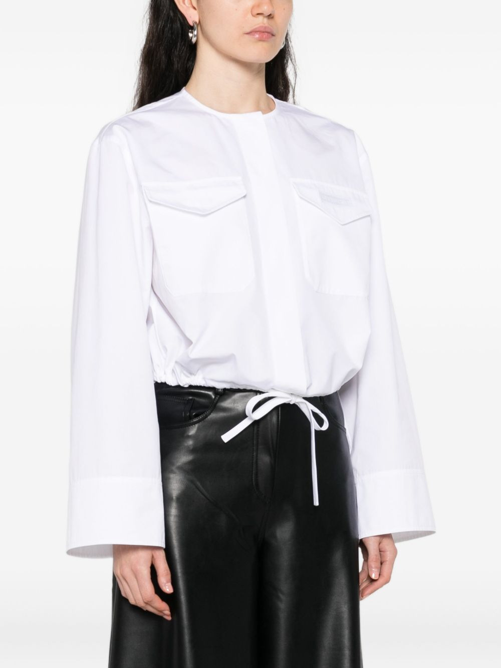 pocket drawstring shirt - 3