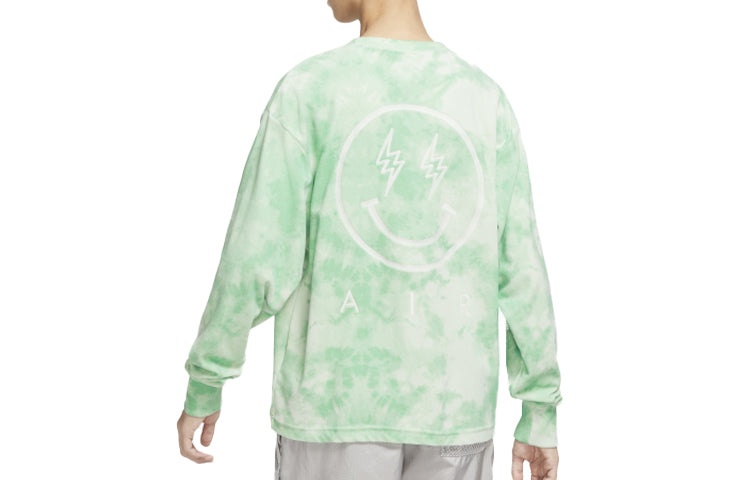 Air Jordan x J Balvin Tie Die Long Sleeves T-Shirt 'Green' DR3103-316 - 4