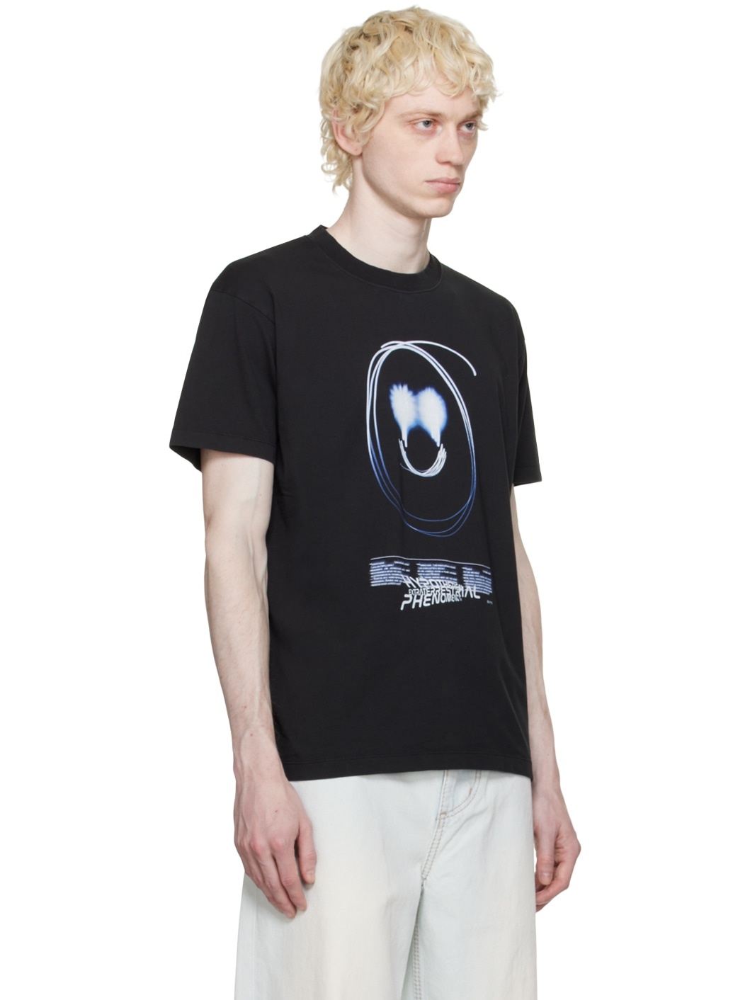 【関税込み】EYTYS ブラック Jay Smiley Tシャツ Eytys Jay Smiley T-shirt in Black | REVOLVE