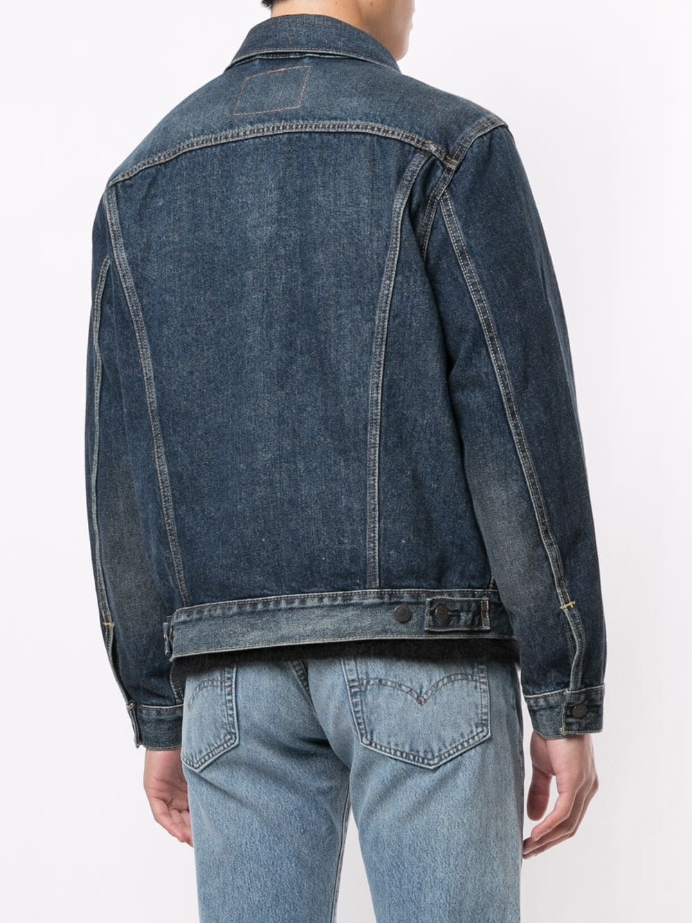 vintage-fit Trucker denim jacket - 4