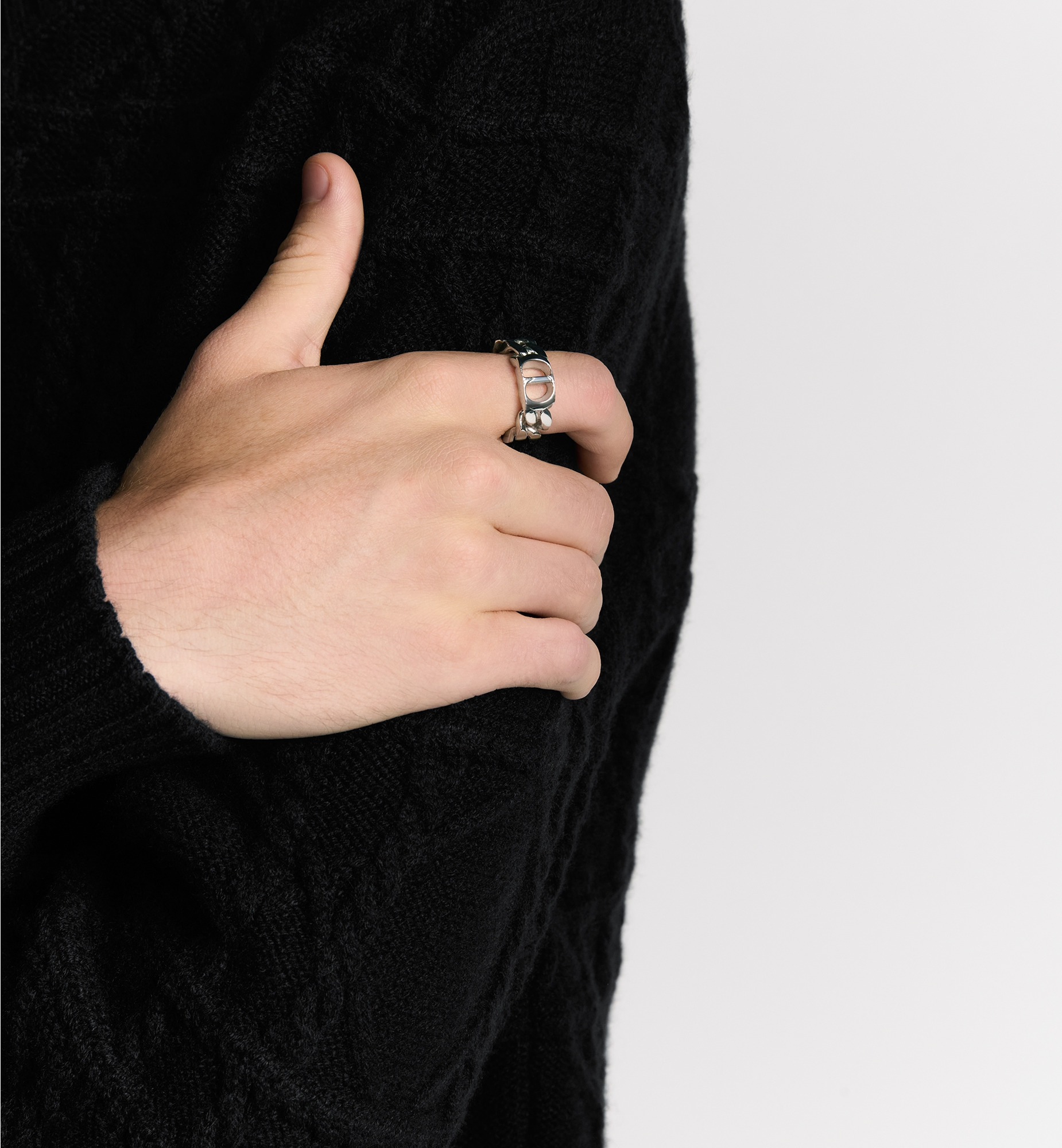 CD Icon Chain Link Ring - 2