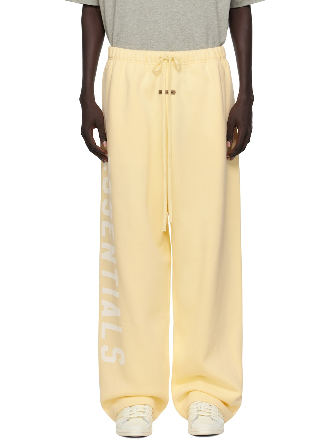 Yellow Lounge Fleece Sweatpants - 1