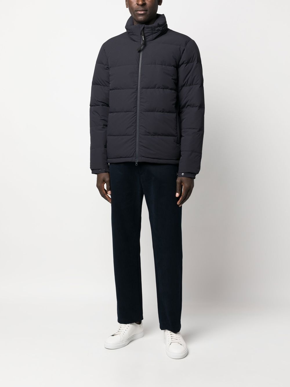 padded funnel-neck jacket - 2