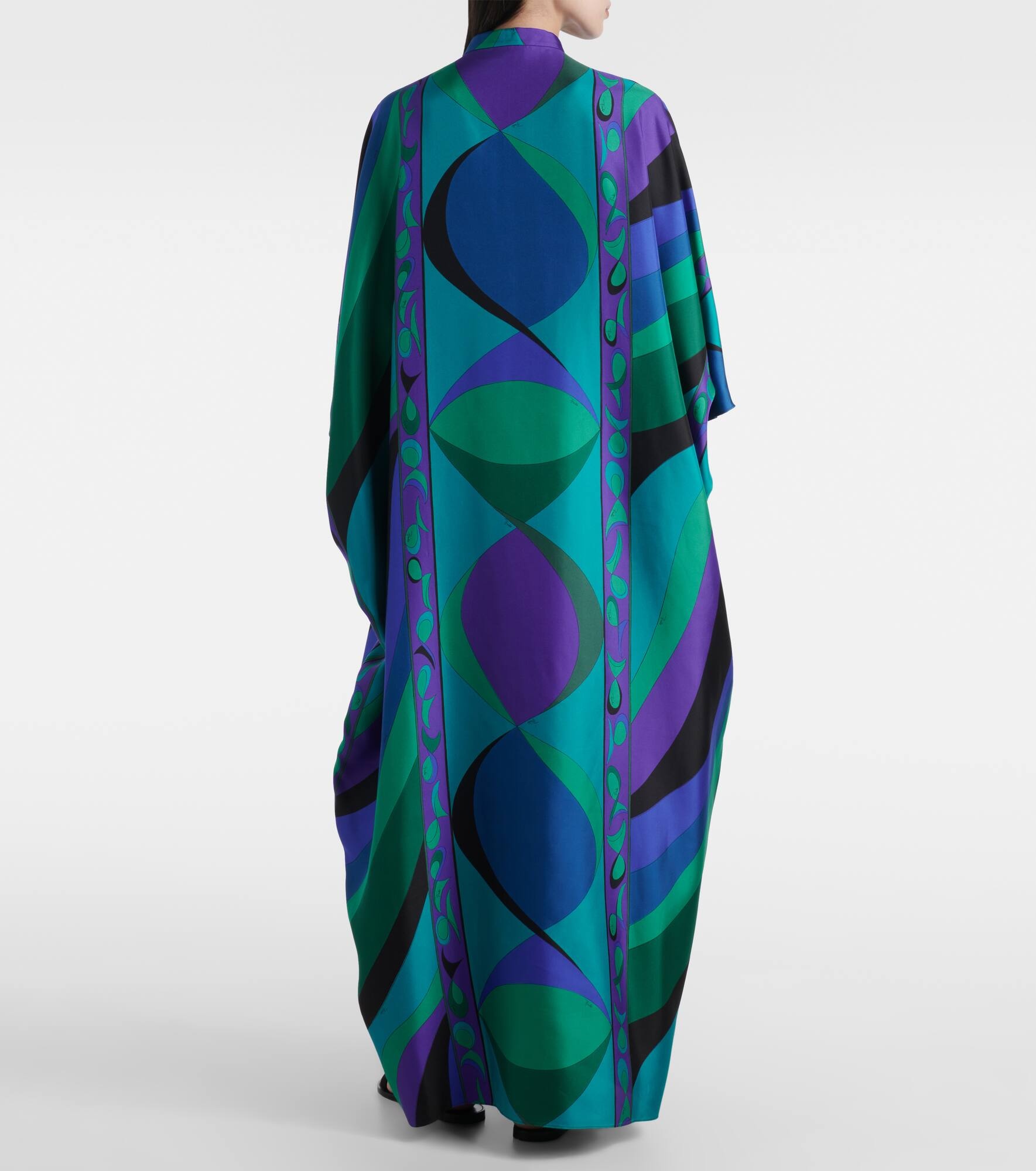 Iride silk kaftan - 3