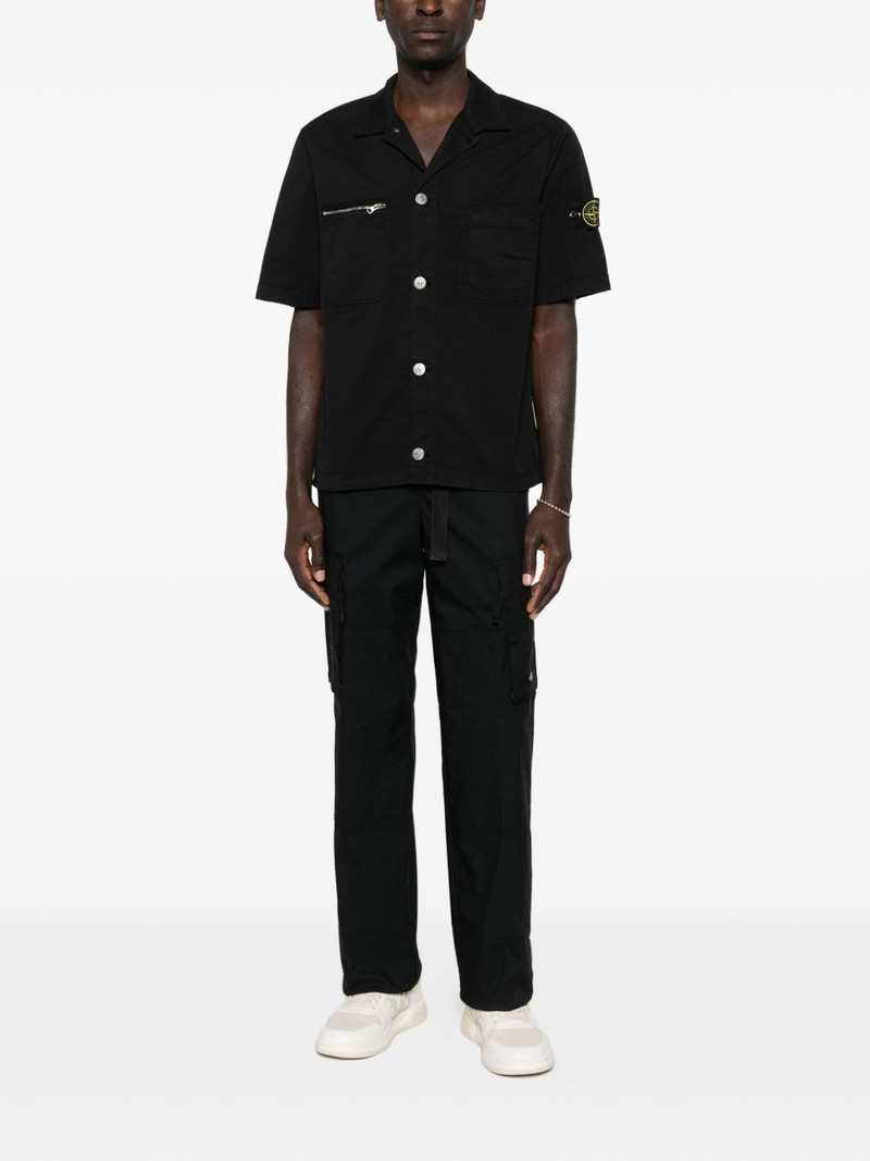 Stone Island zi- pocket short-sleeve shirt outlook