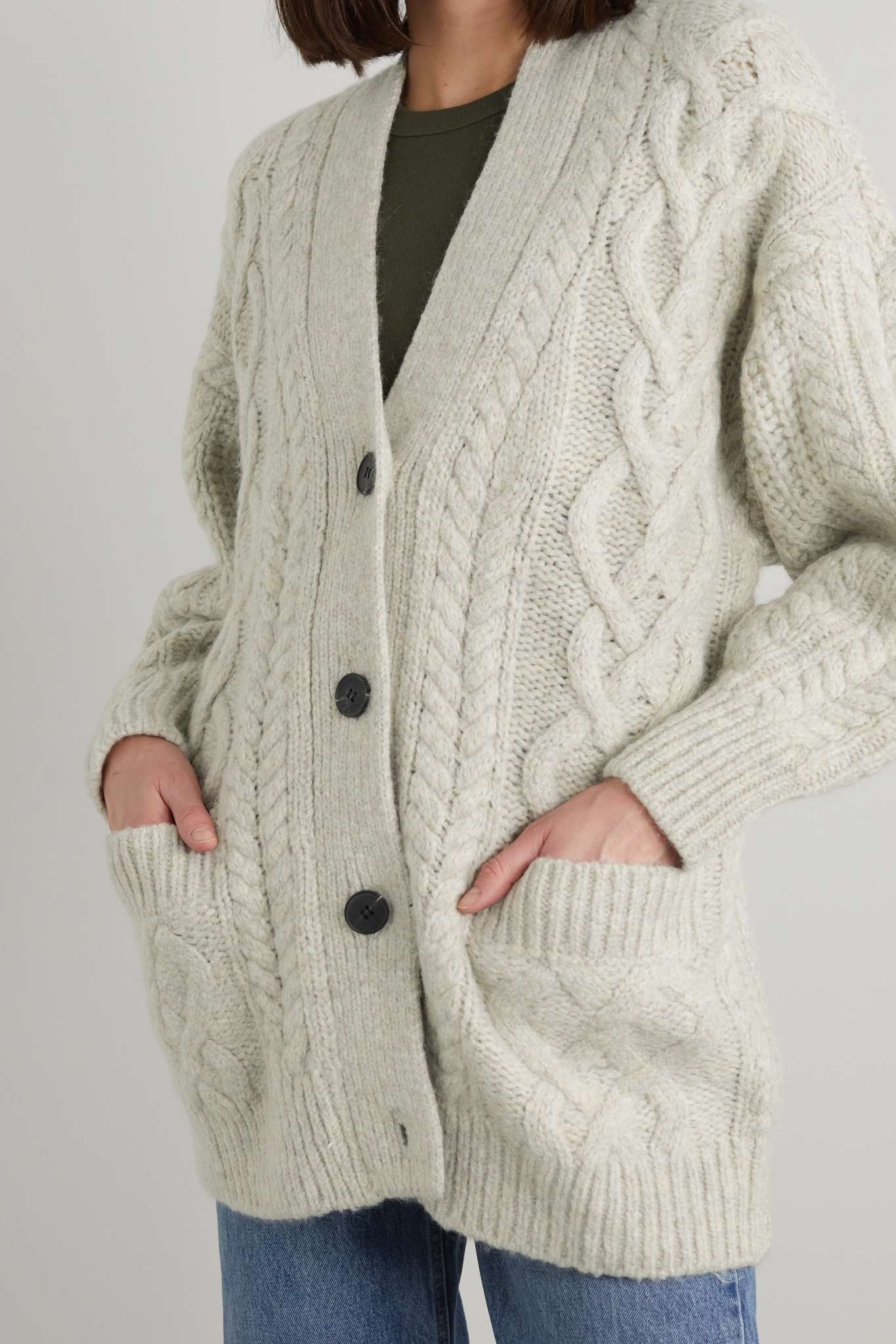 Roswell cable-knit cardigan - 3