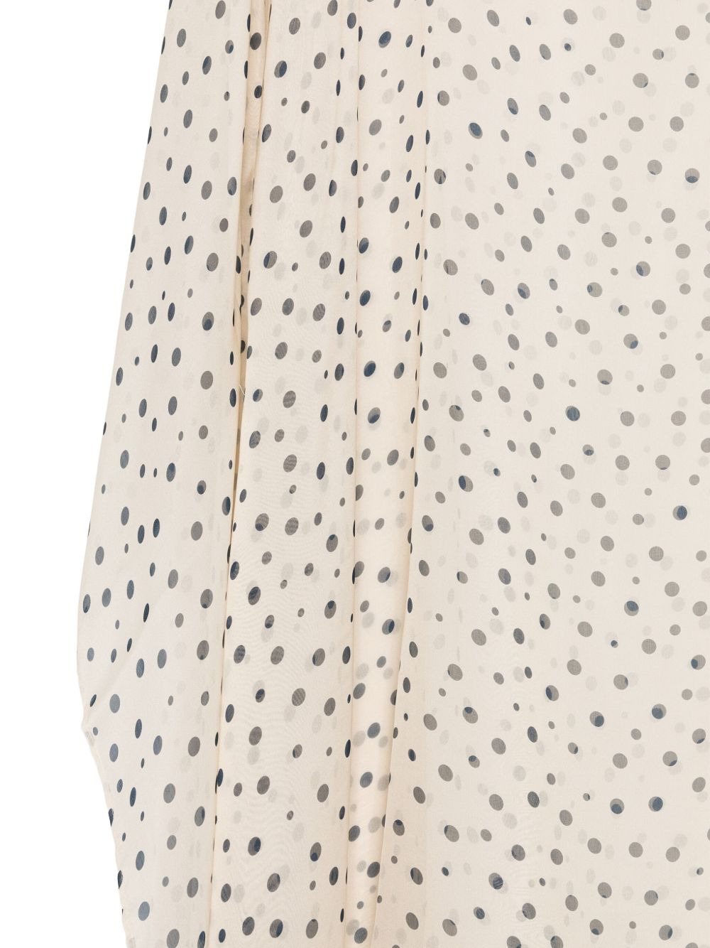 polka-dot silk dress - 3