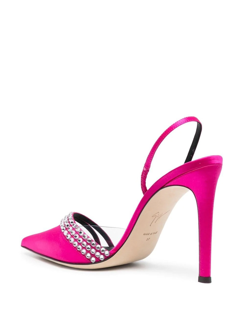 gem-embellished 110mm heeled pumps 3