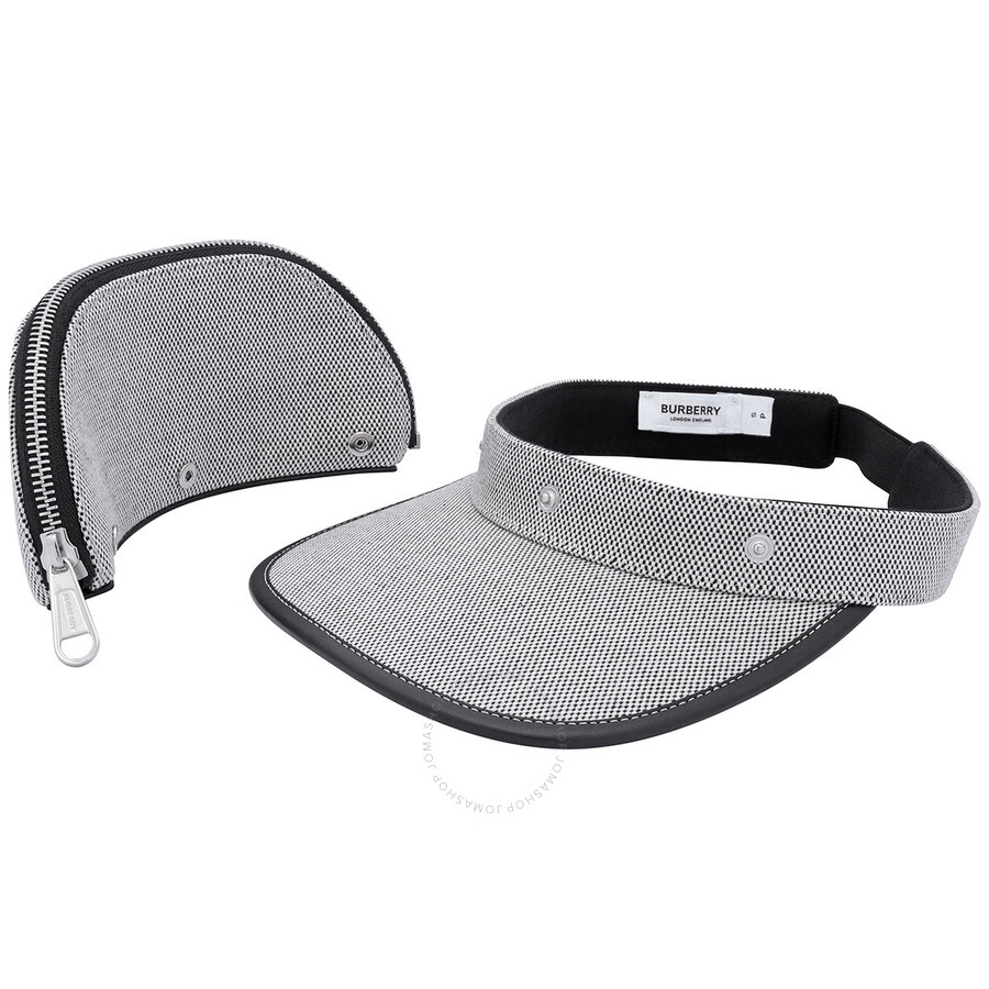 Burberry Zip Pocket-Detail Visor Hat display picture 1