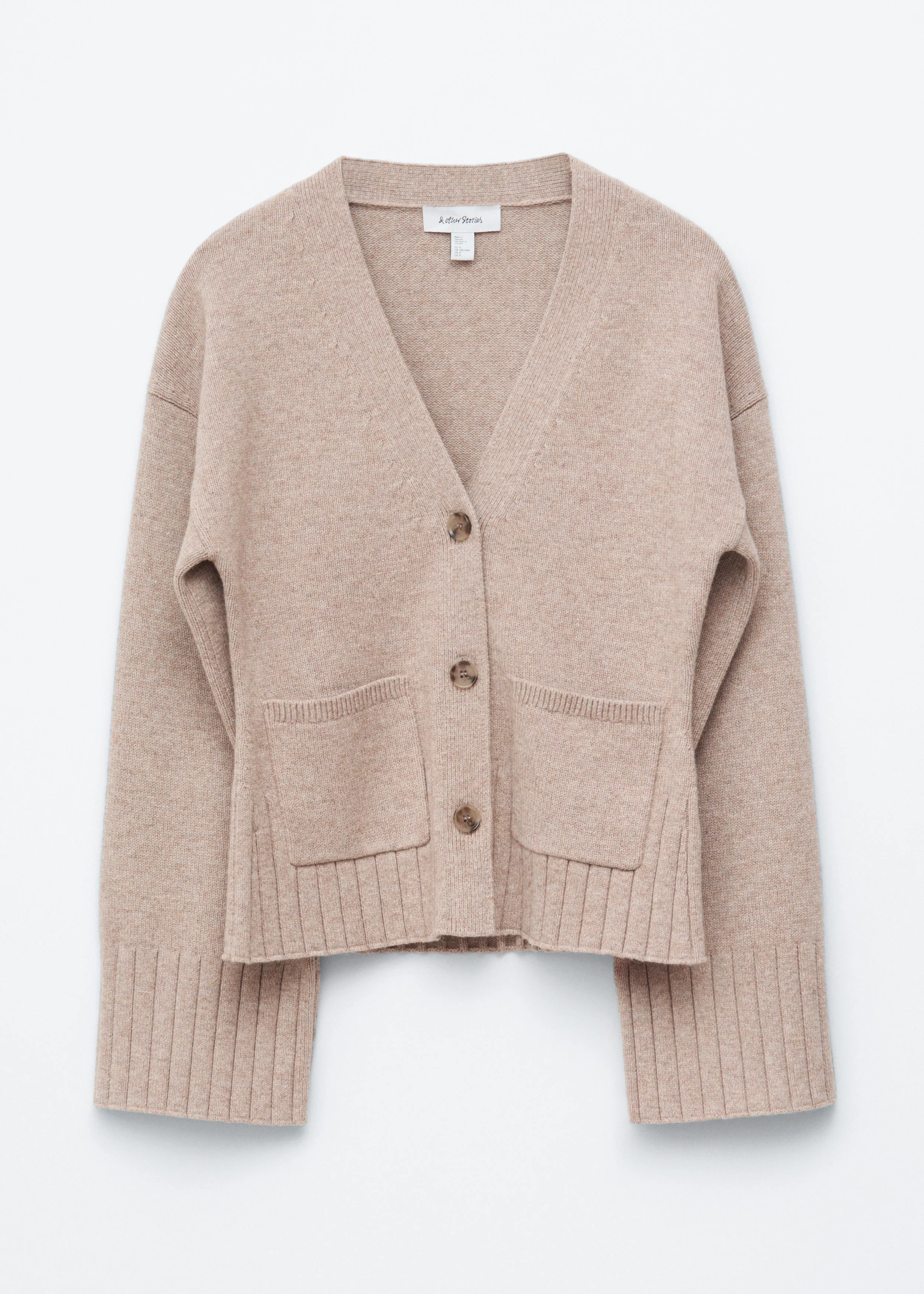 Tapered Knit Cardigan - 1