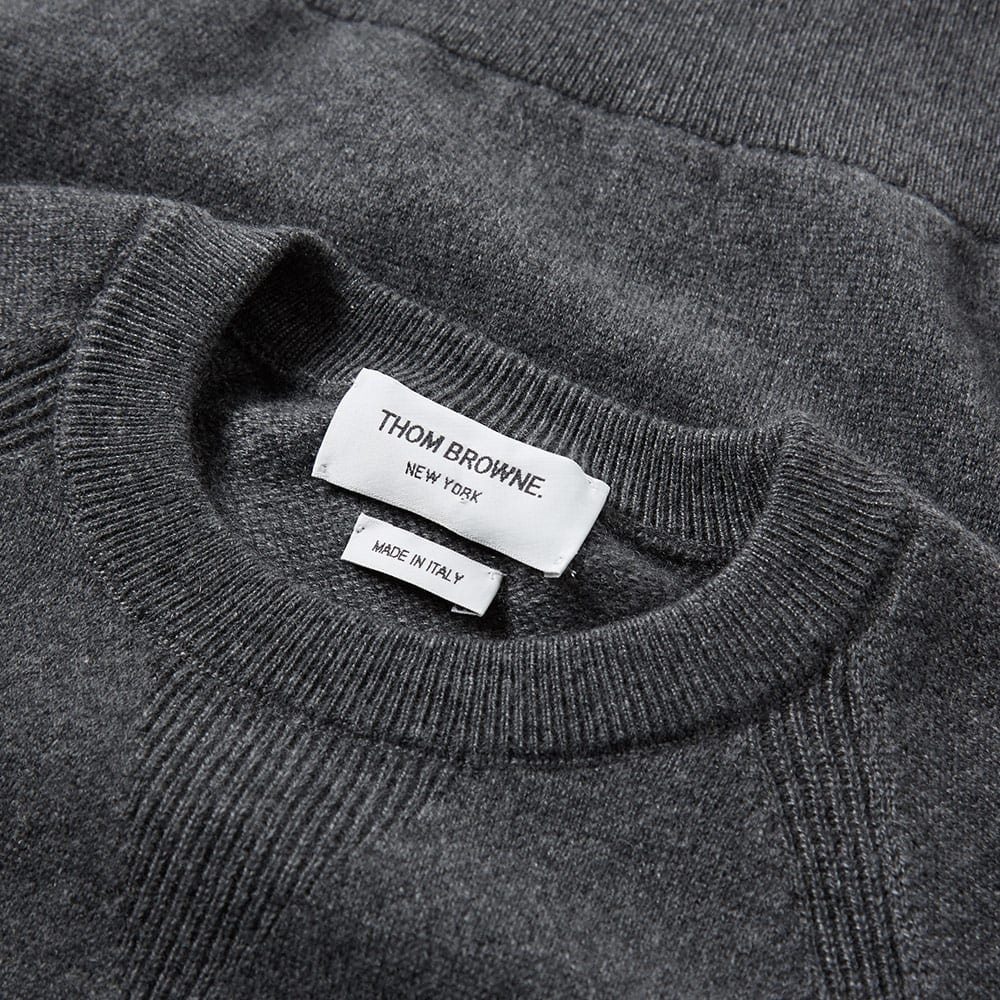 Thom Browne Arm Stripe Cashmere Crew Sweat - 2