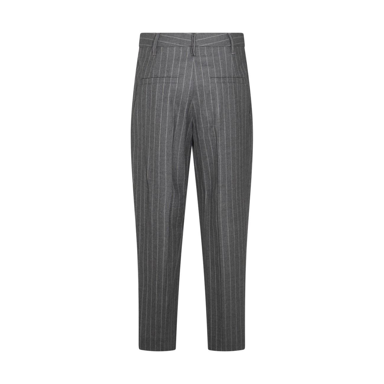 grey wool pants - 2