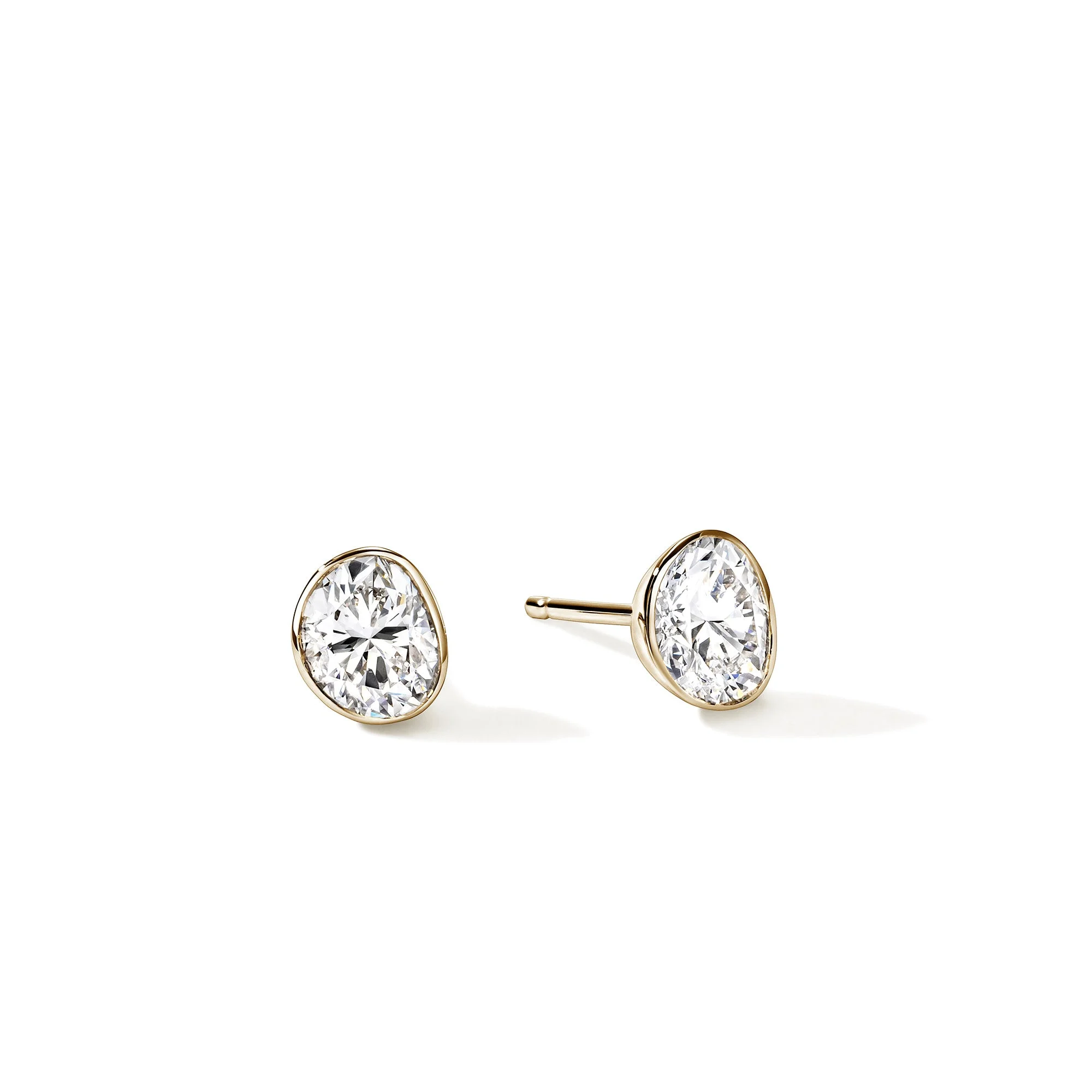 JH Lovestruck™ Stud Earrings, Gold, Diamonds, 1.5TCW - 1