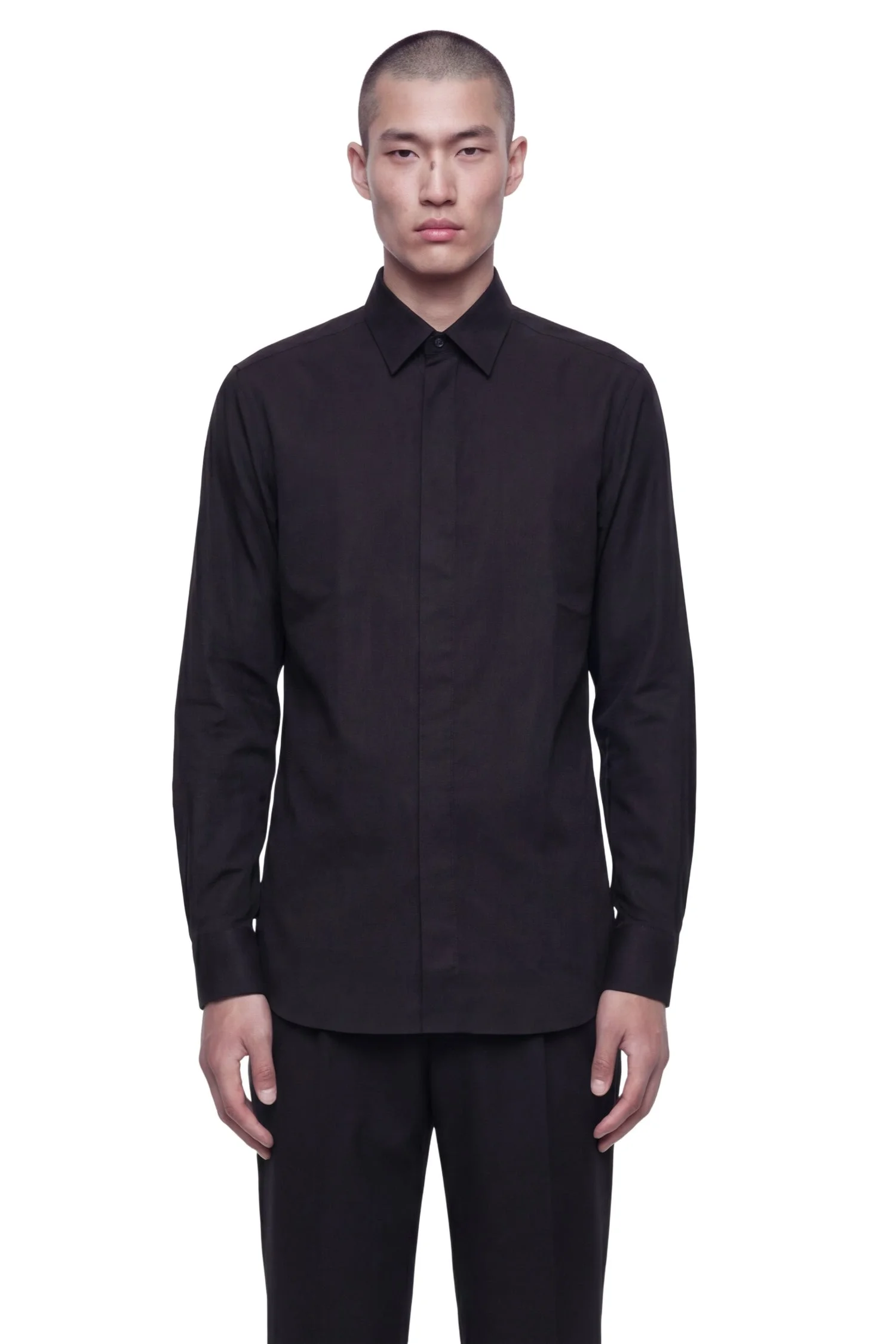 Charmeuse Fluid Fit Shirt - 1