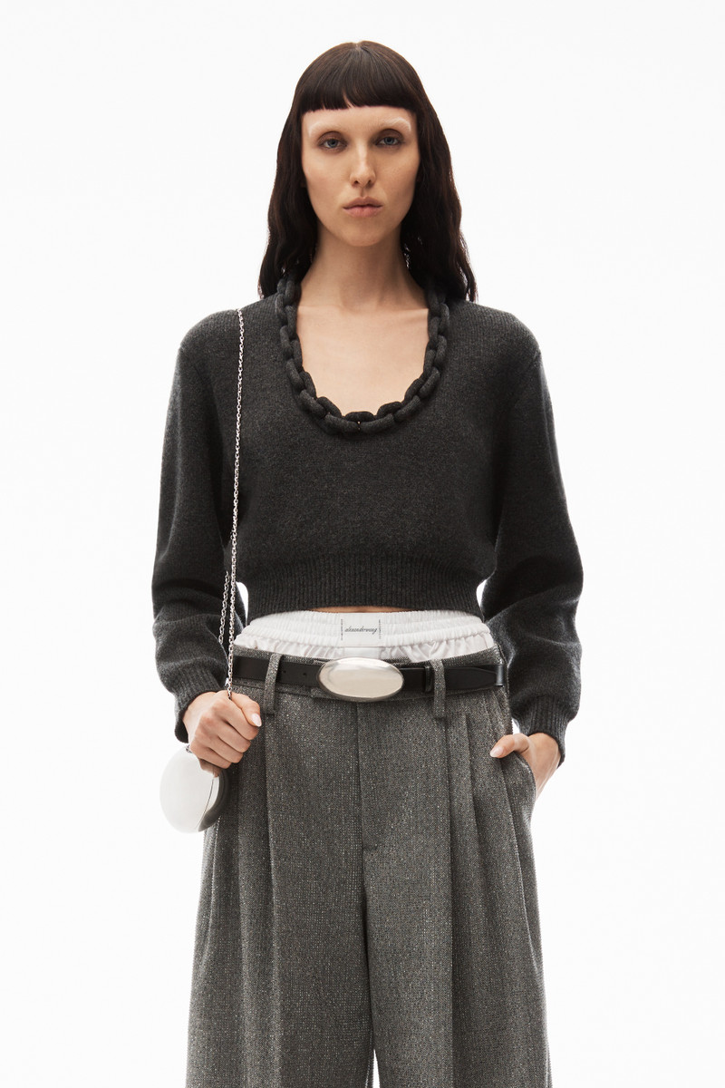 scoop neck in soft wool cashmere 2