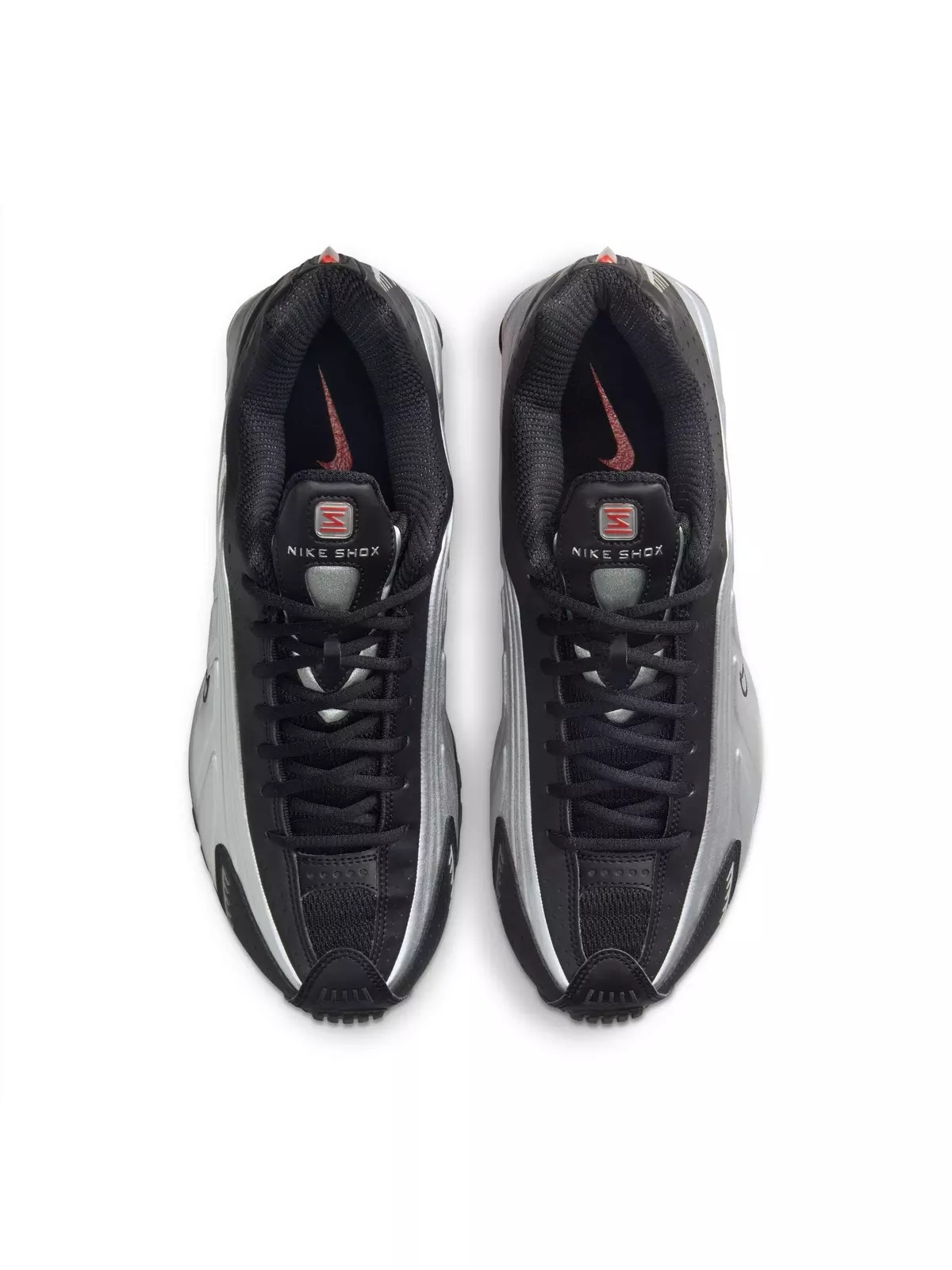 Shox R4 "Metallic Silver/Black" Men's Shoe - 6