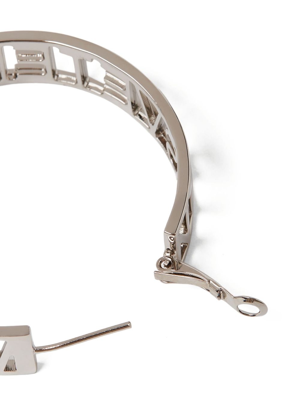 logo hoop earrings - 4