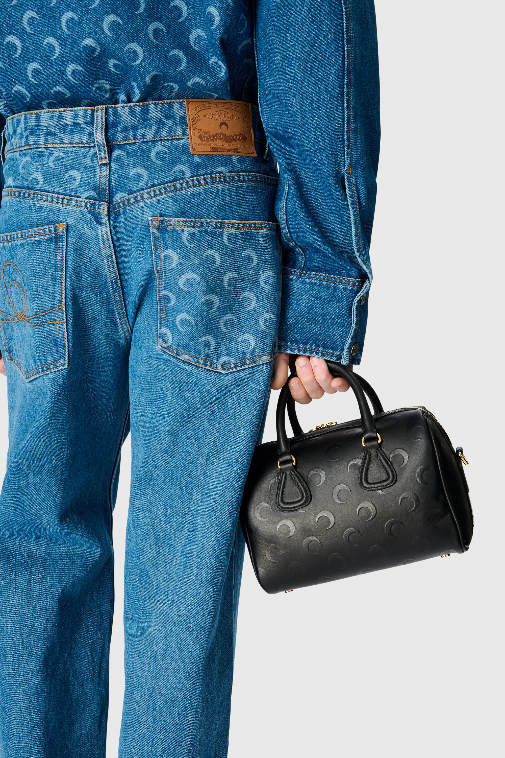 Moon Laser Blue Wash Denim LS Shirt - 5