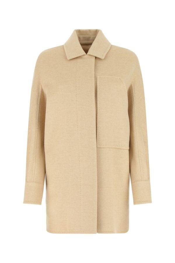 Sand camel Tedesco coat - 1