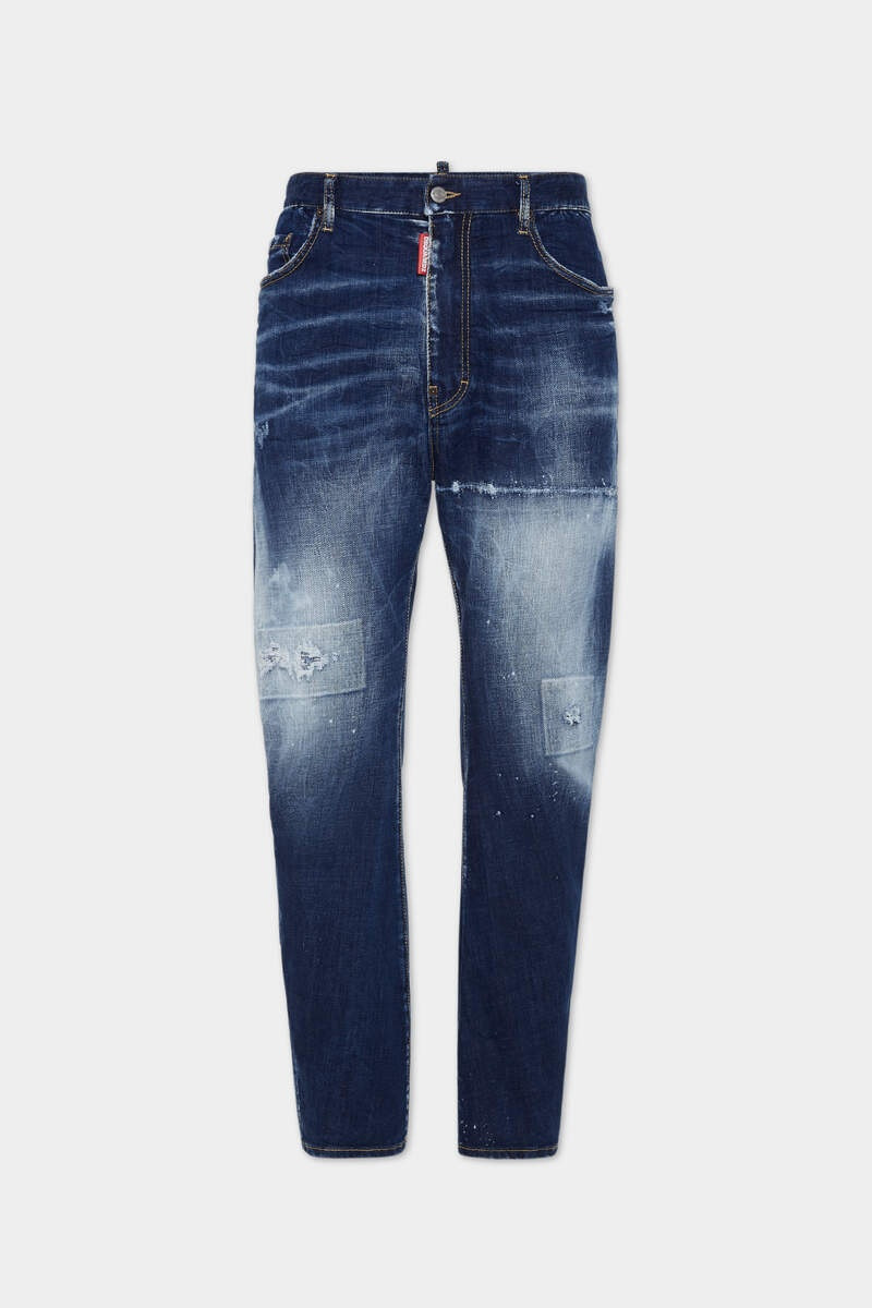 DARK WHITE LINE WASH LONDON BRO JEANS - 1