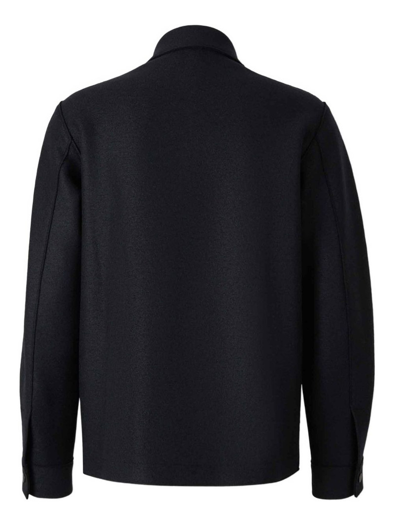 Harris Wharf London snap-button shirt jacket outlook