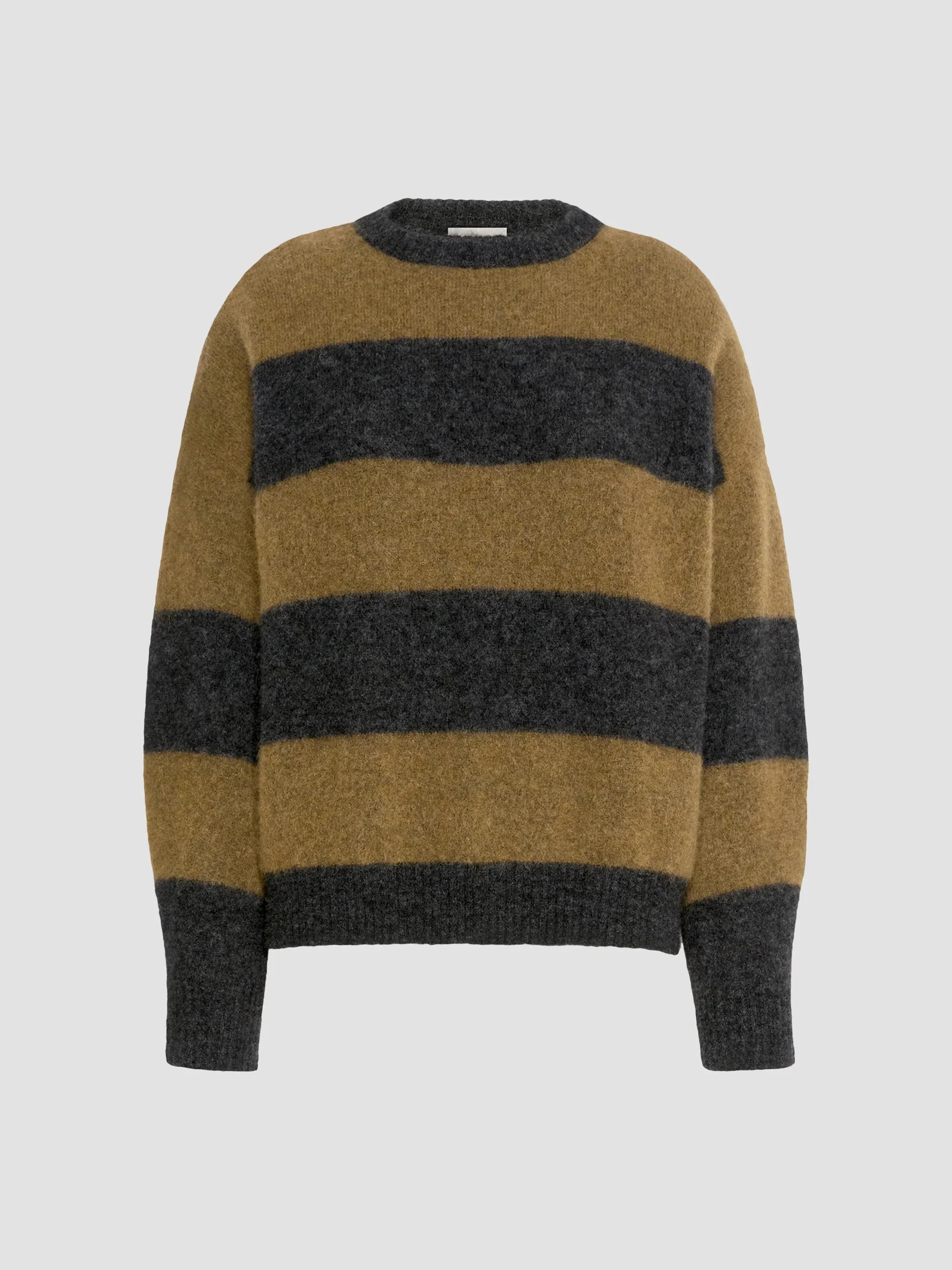 Women's Alpaca and Wool Blend Sweater - Kakhi - 1