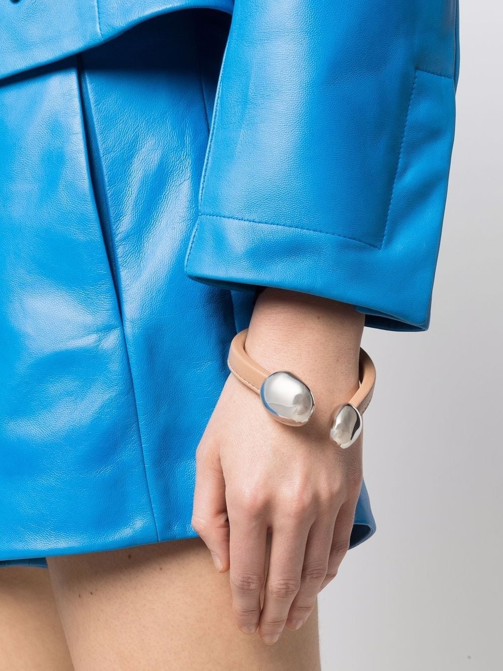 spherical stopper cuff bracelet - 2