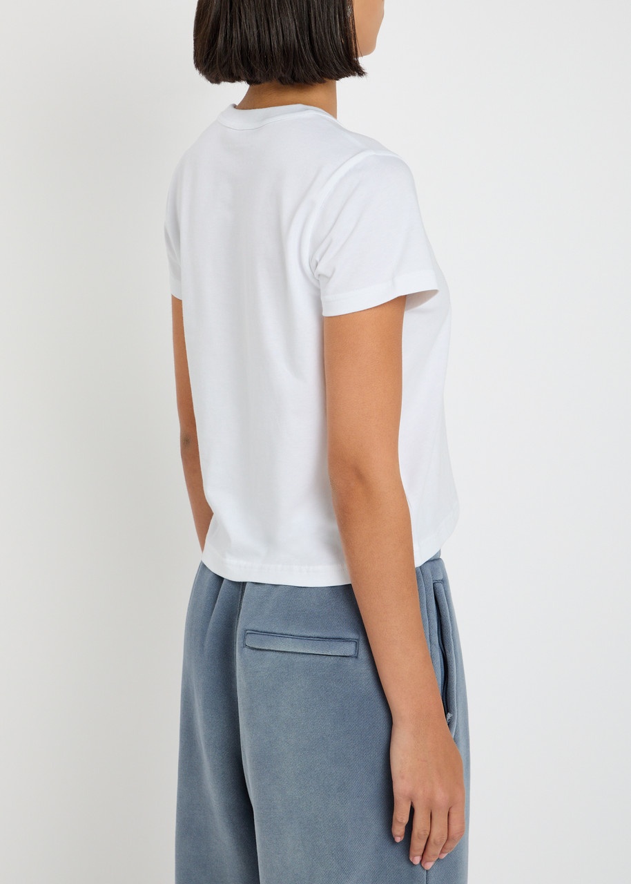 Alexanderwang.t Logo-appliquéd Cotton T-shirt - 3