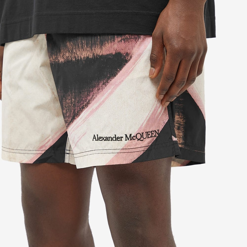 Alexander McQueen Brush Stroke Swim Shorts 5